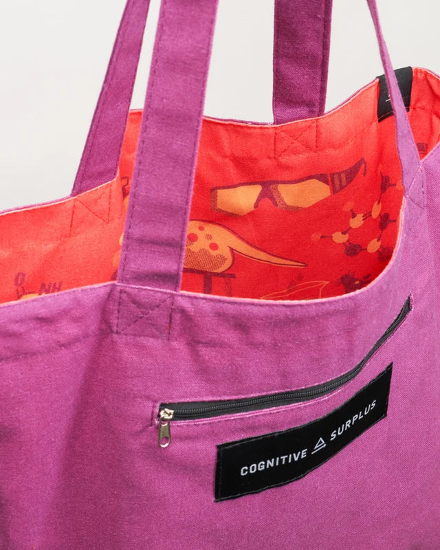 Retro Science Lab Canvas Tote