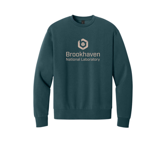 District Heavyweight Fleece Crew - Deep Cyan