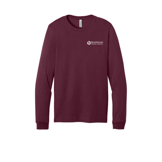 Bella + Canvas Unisex Jersey Long Sleeve Tee - Maroon