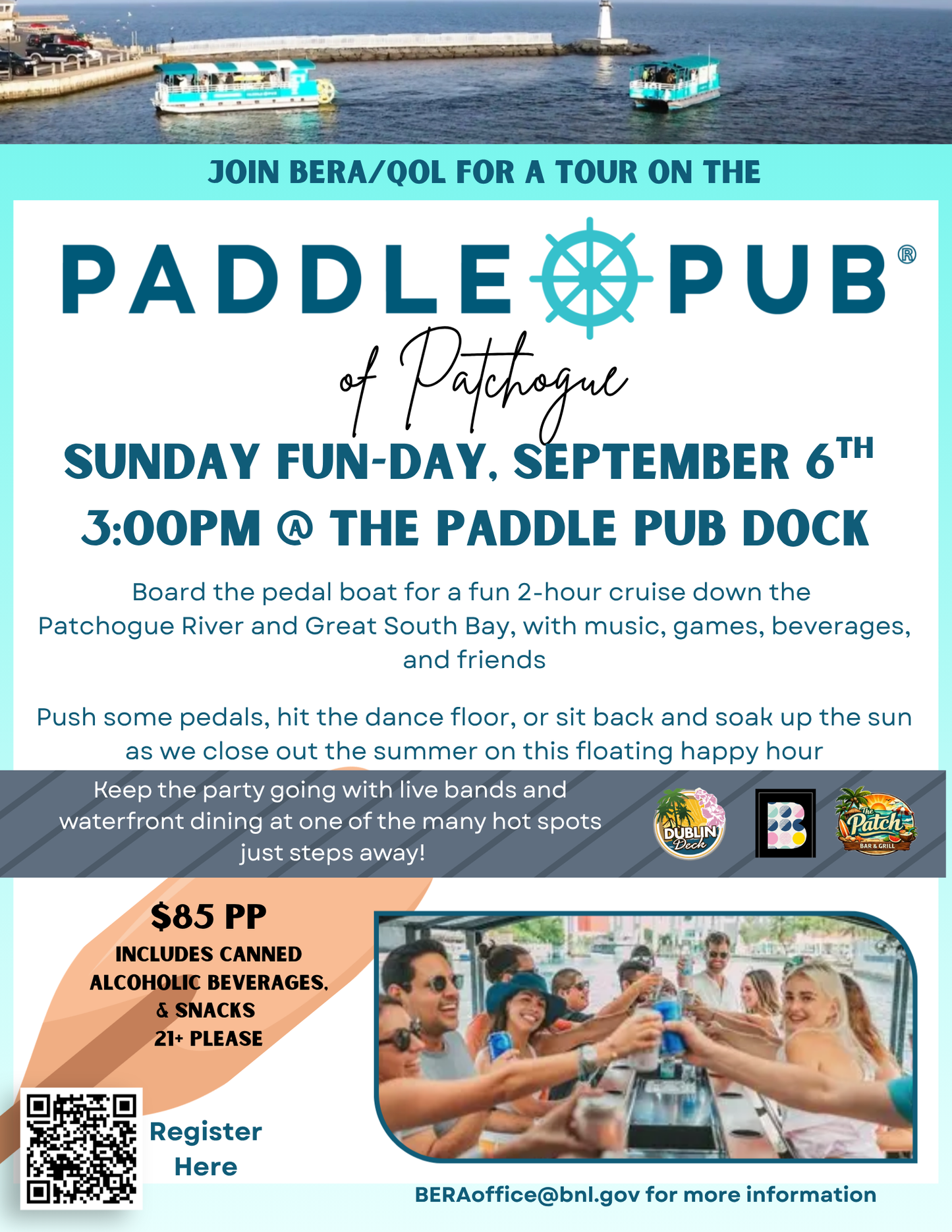Paddle Pub Private Boat Cruise