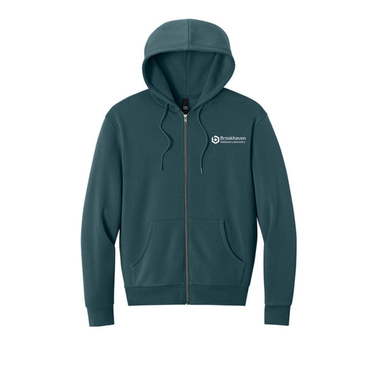 District MelloFleece Full-Zip Hoodie - Deep Cyan